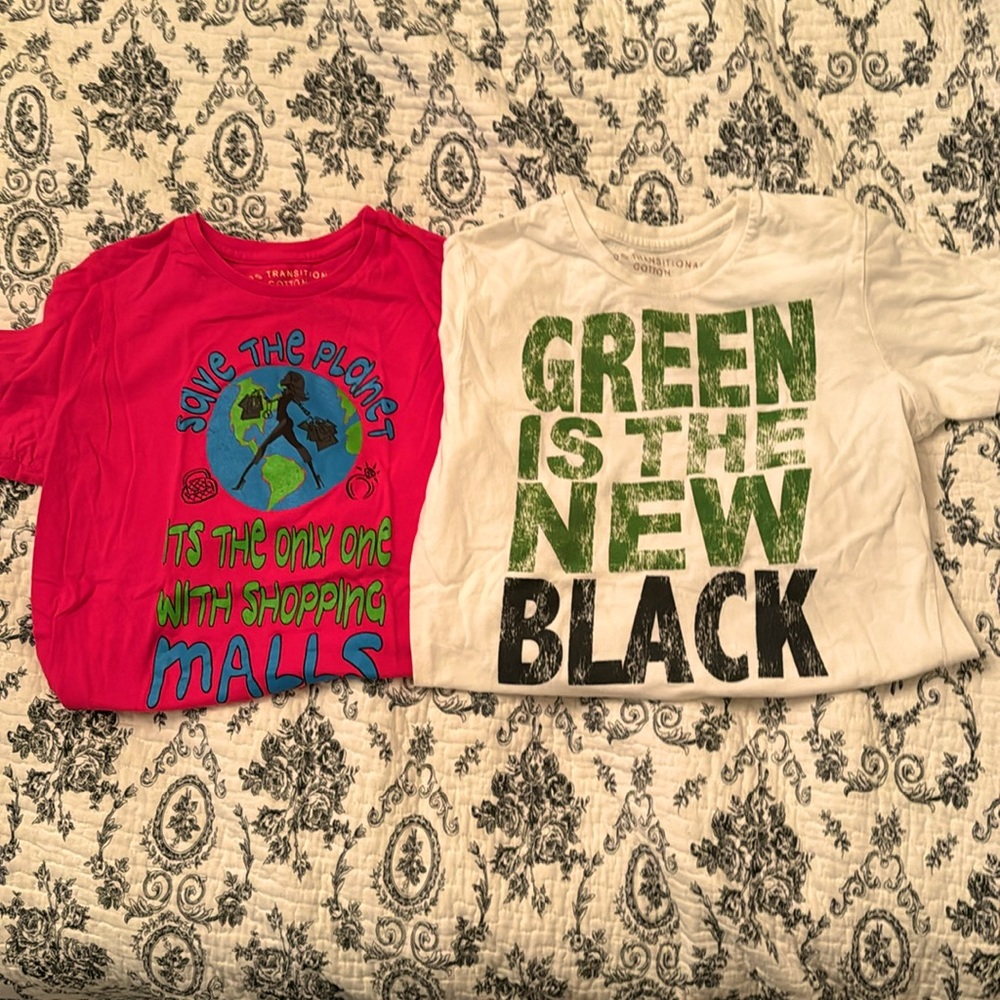 Lot of 2 Faded Glory Graphic Tees